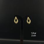 Broquel electroformado efecto satin oro amarillo 10kilates