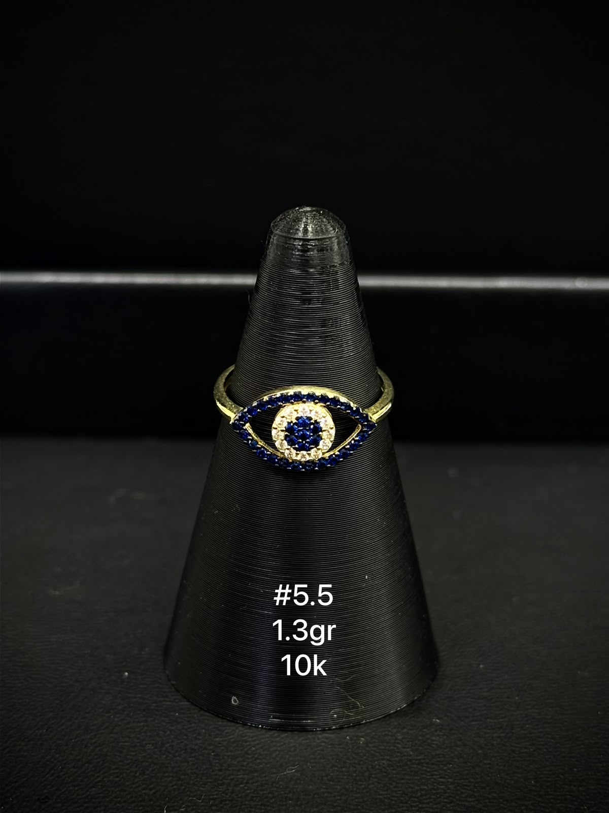 Anillo de dama en oro de 10k