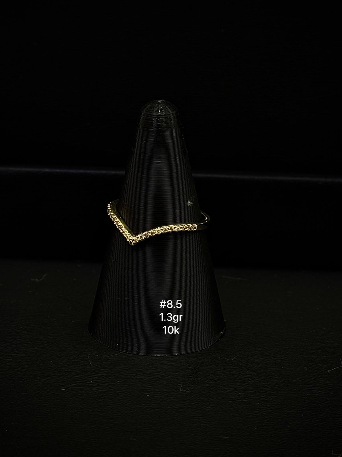 Anillo de dama en oro de 10k