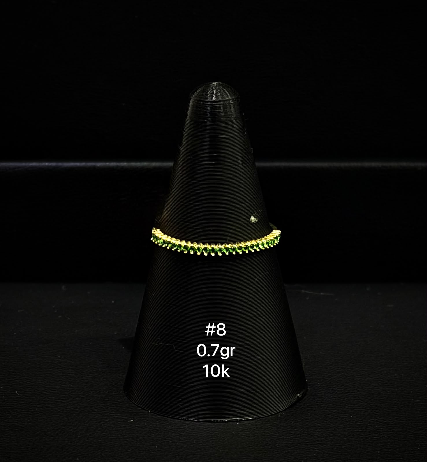 Anillo de dama en oro de 10k