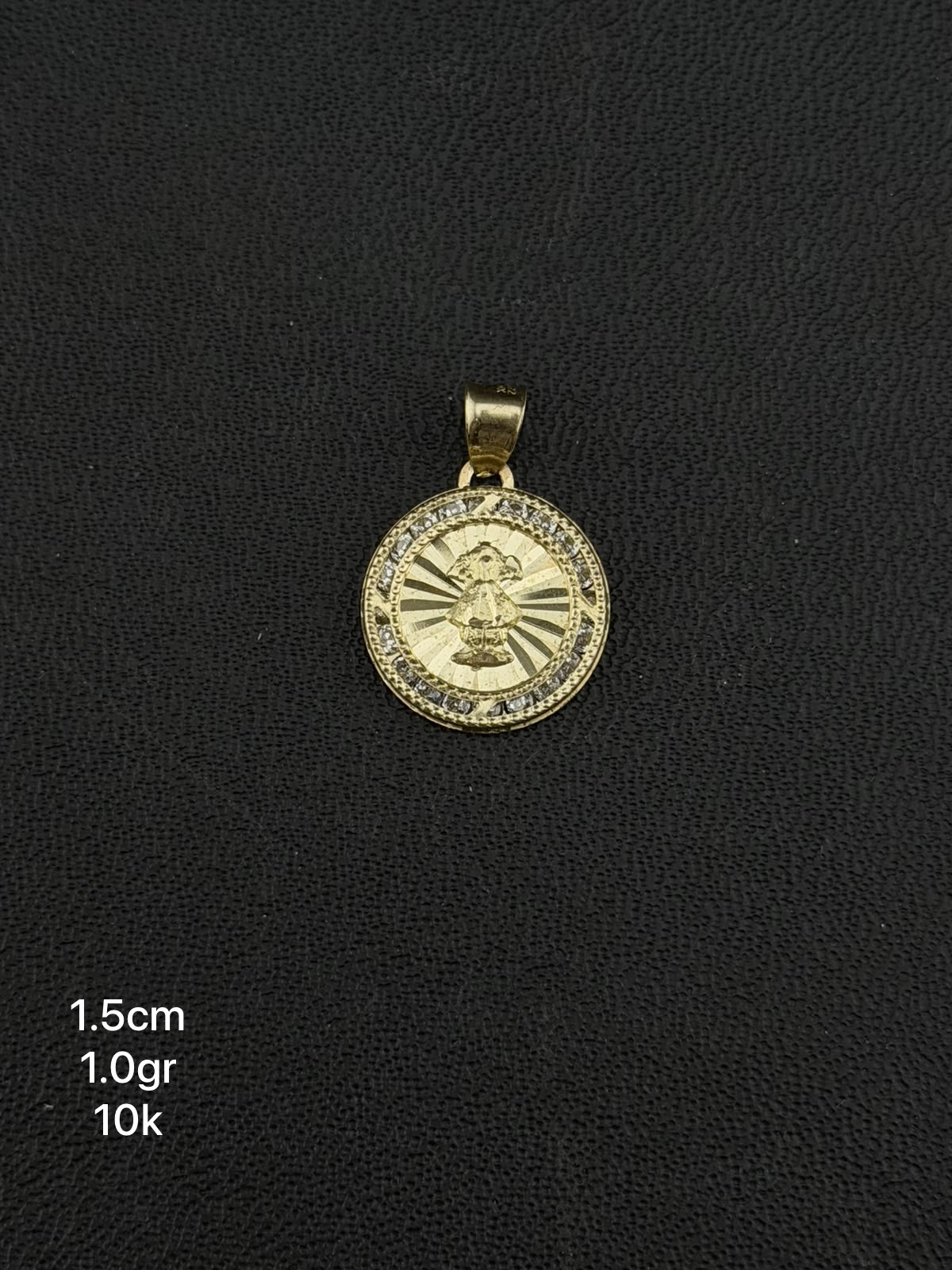 Medalla en oro de 10k