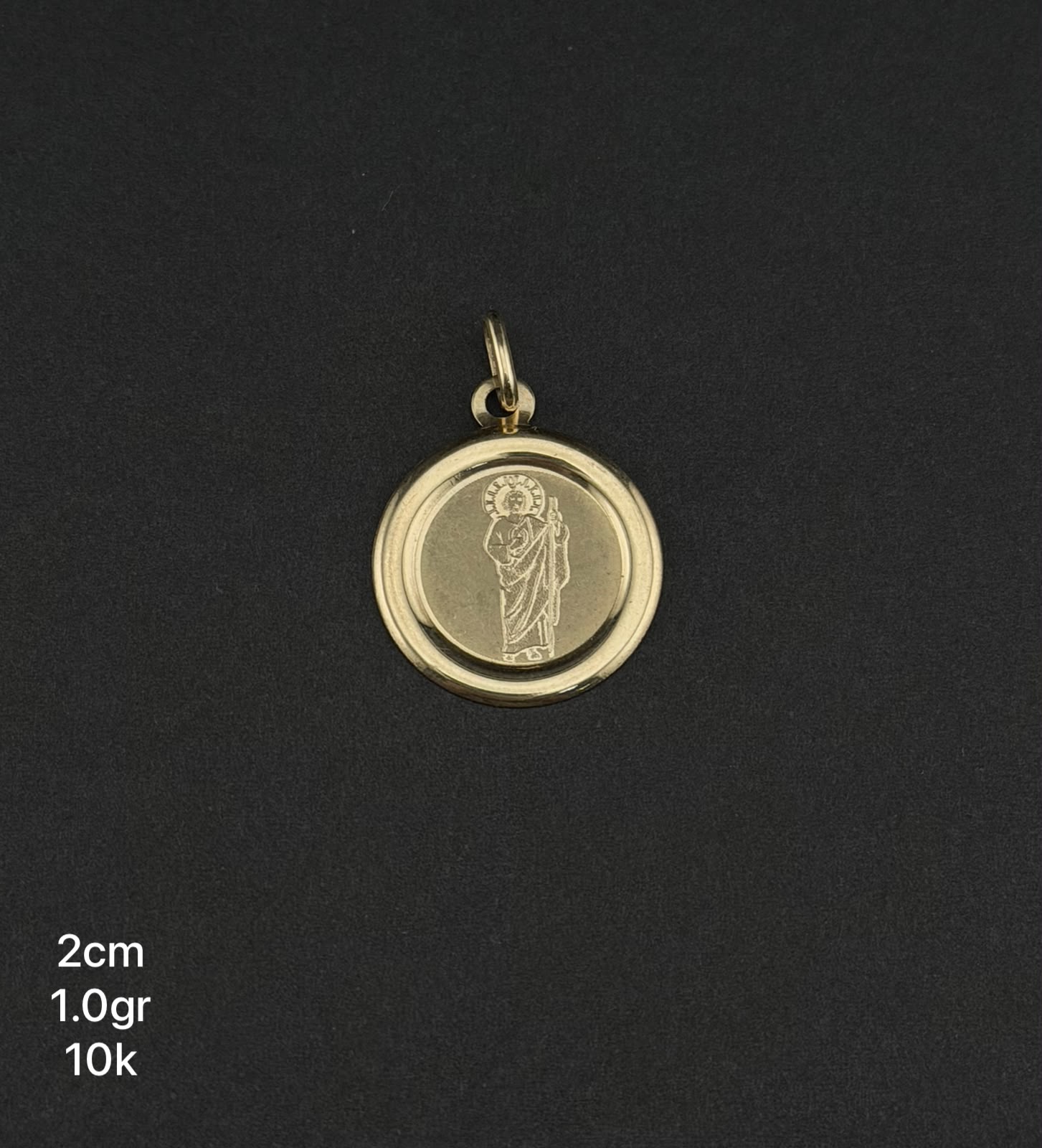Medalla en oro de 10k