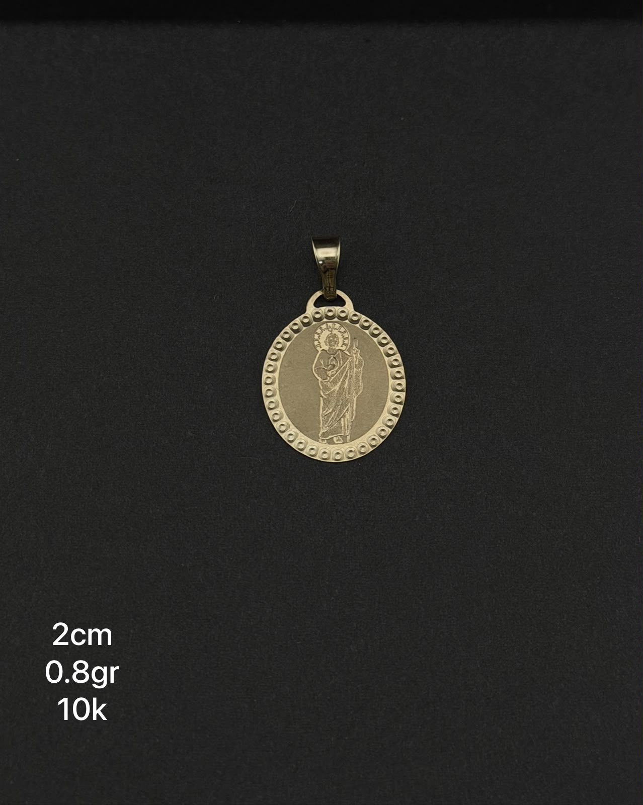 Medalla en oro de 10k