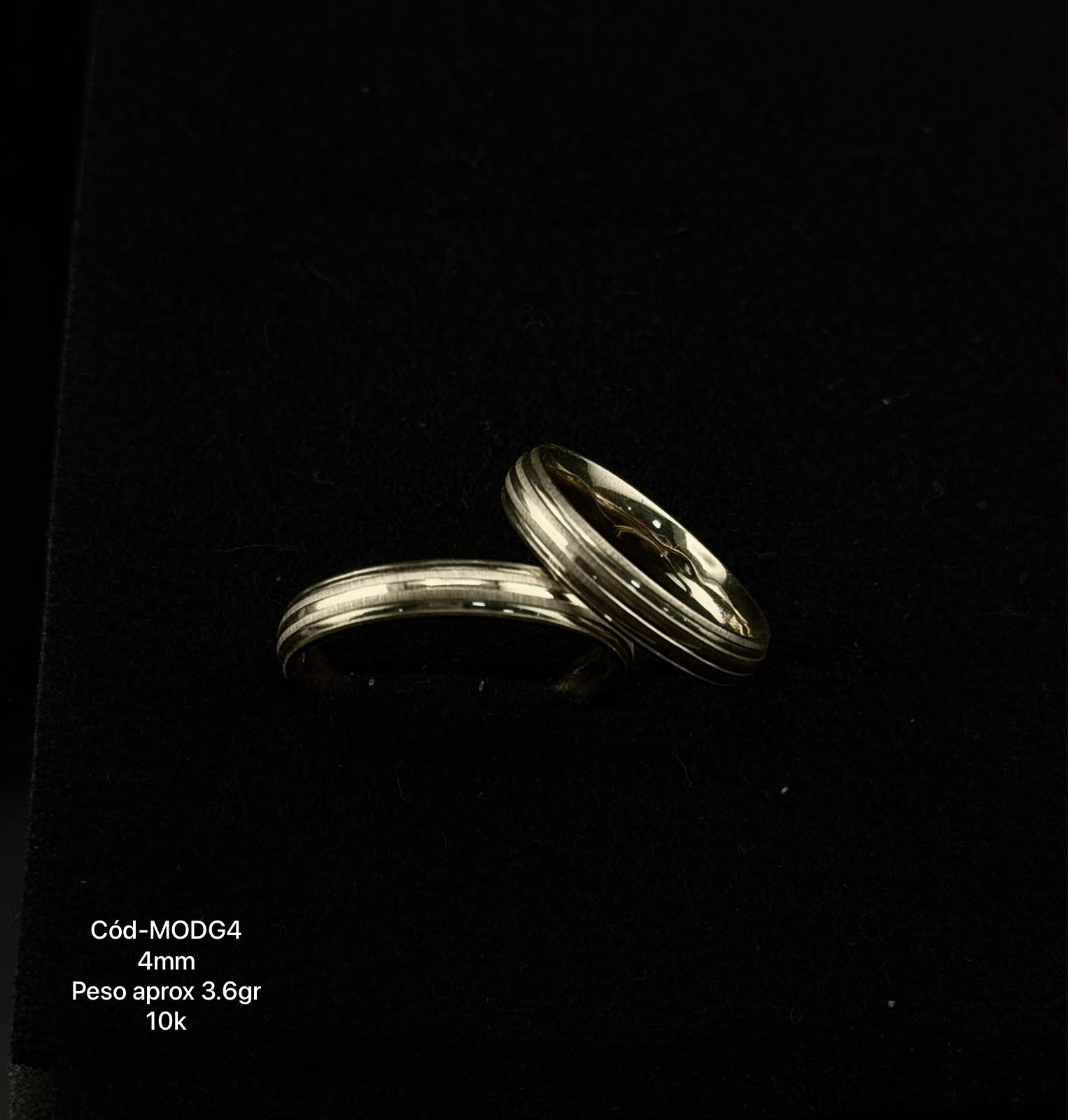 Argollas de matrimonio en oro 10k y 14k