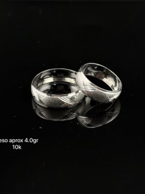 Argollas de matrimonio en oro 10k y 14k