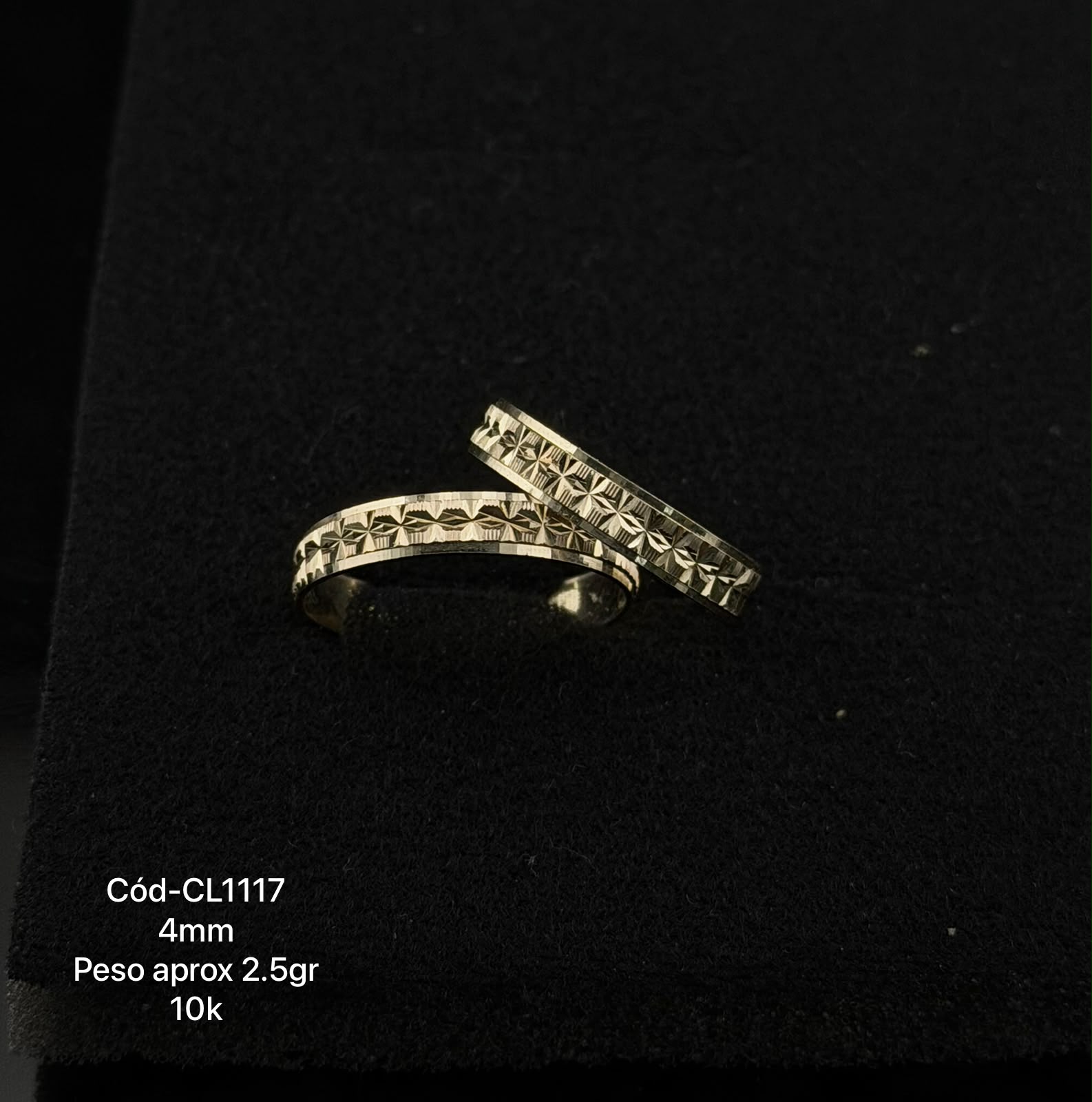 Argollas de matrimonio en oro 10k y 14k