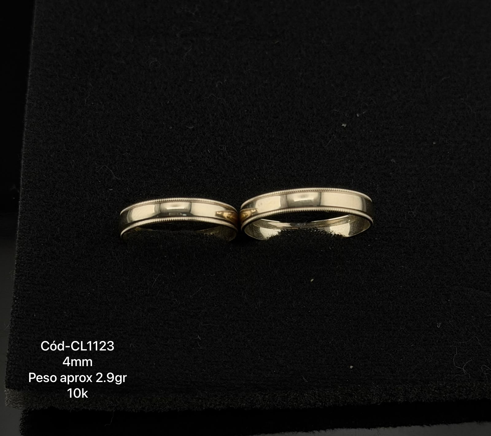 Argollas de matrimonio en oro 10k y 14k